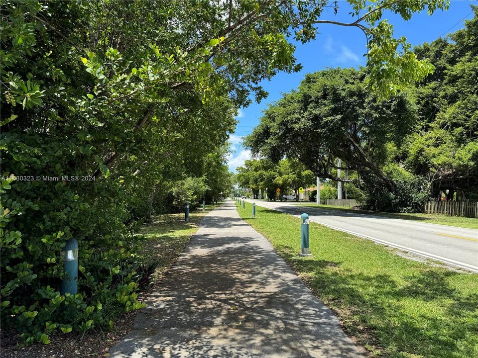 Walking Path across the Street from the House.