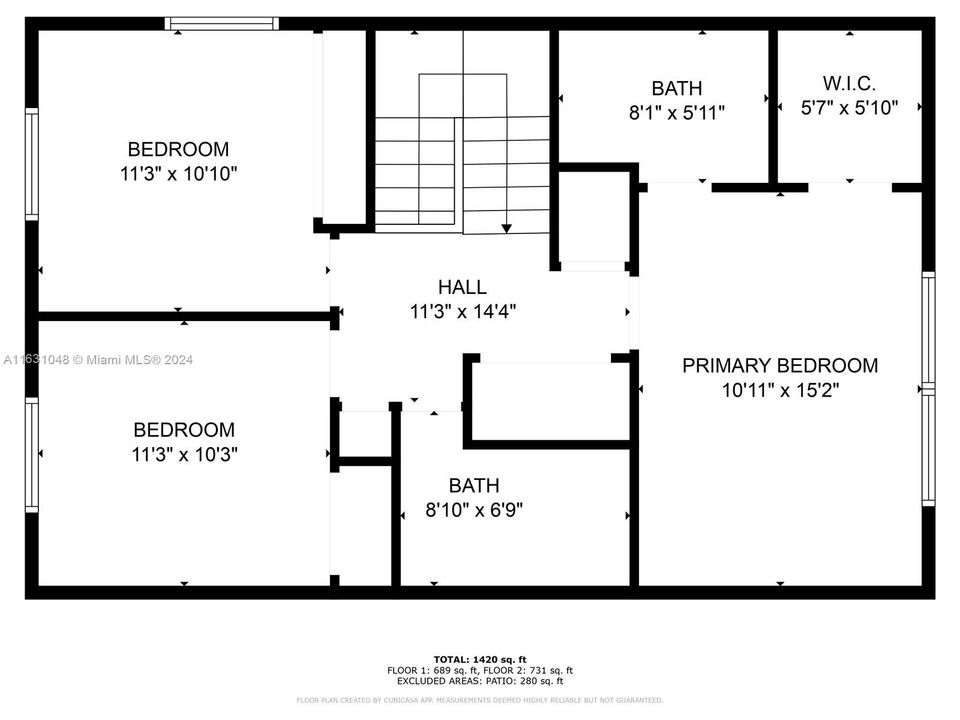 Active With Contract: $2,950 (3 beds, 2 baths, 1611 Square Feet)