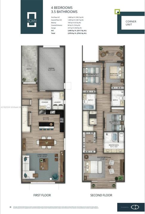 4 Bedroom Floor Plan