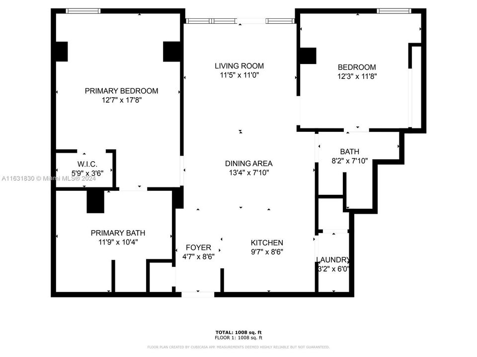 В аренду: $3,600 (2 спален, 2 ванн, 929 Квадратных фут)