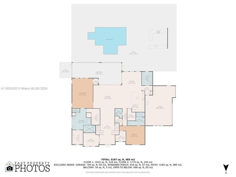 En Venta: $3,900,000 (5 camas, 5 baños, 5158 Pies cuadrados)