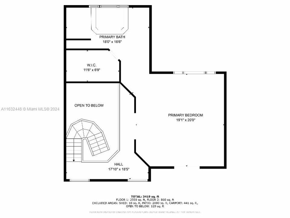 En Venta: $1,450,000 (5 camas, 4 baños, 3435 Pies cuadrados)