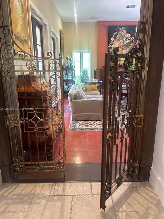 Entrance to formal dining room