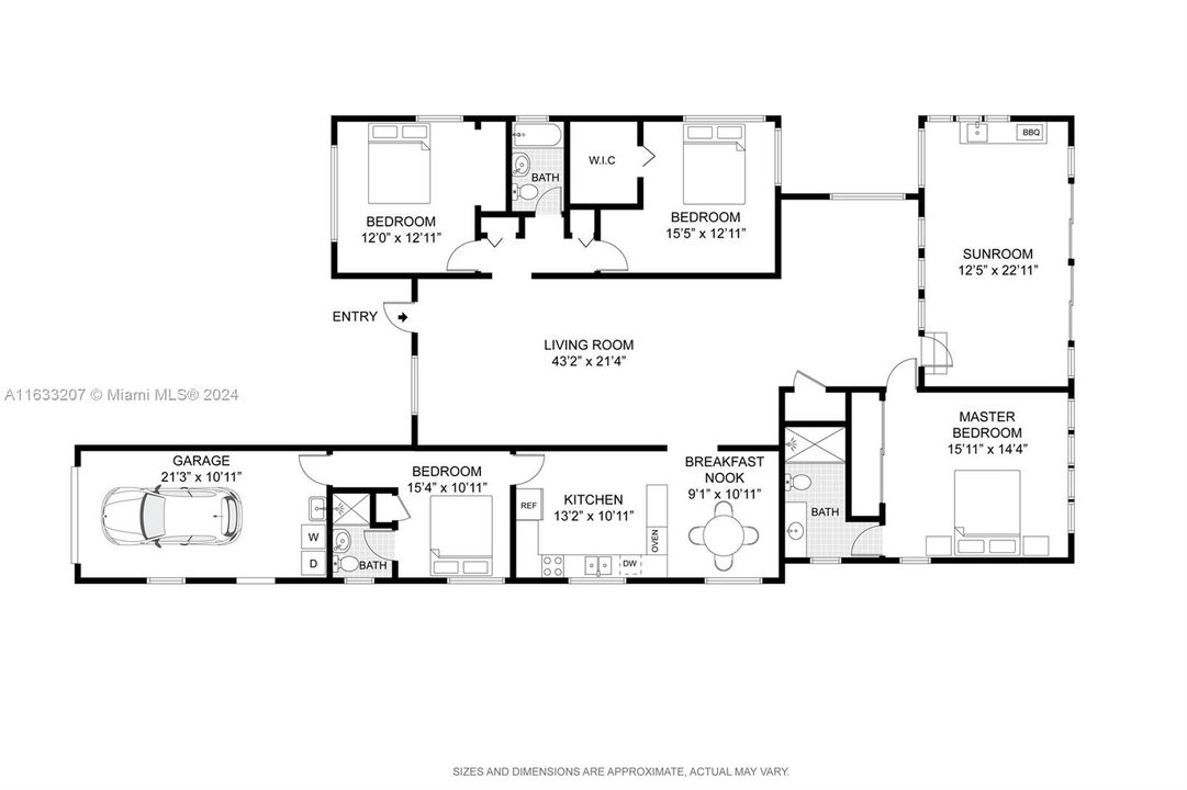 最近租的: $10,500 (4 贝兹, 3 浴室, 2204 平方英尺)
