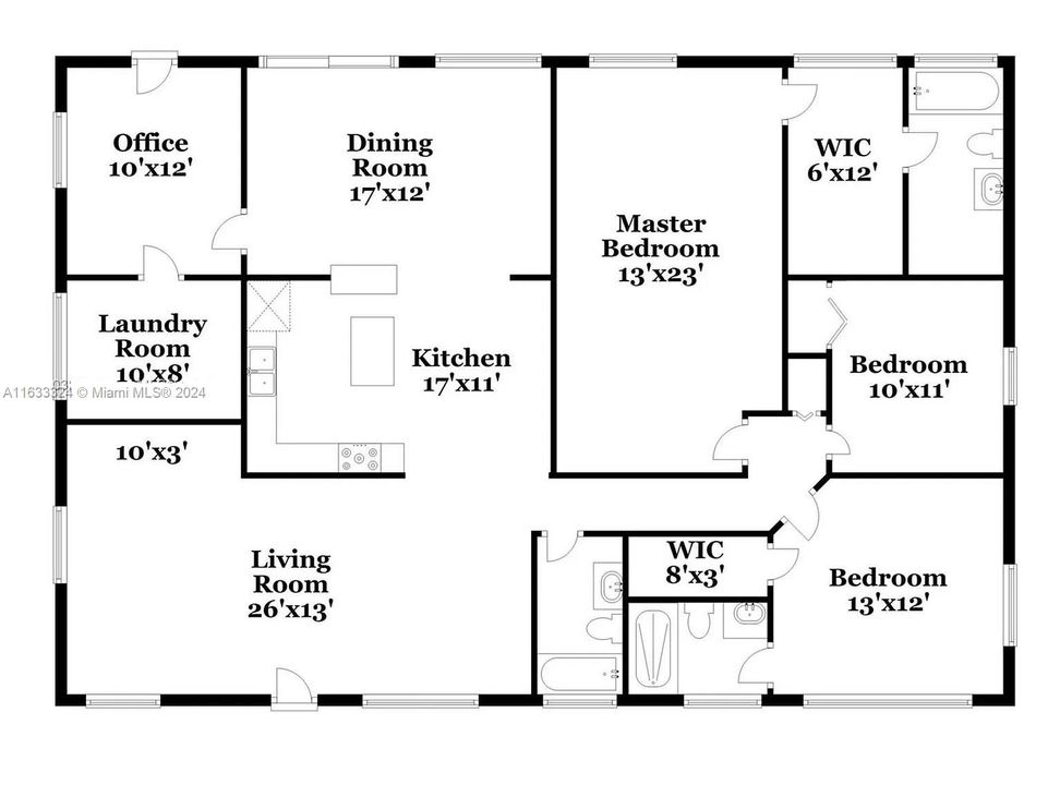 Active With Contract: $575,000 (4 beds, 3 baths, 2035 Square Feet)