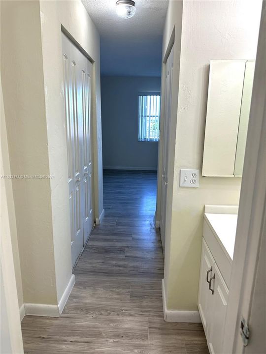 Closets and HAll to the principal Bathroom