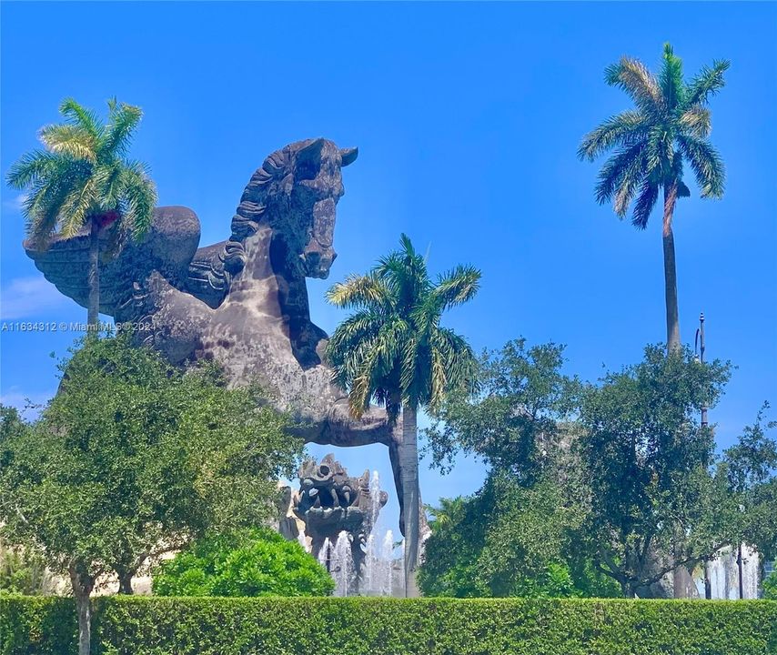 PEGASUS STATURE at Gulfstream HORSE RACE TRACK & CASINO