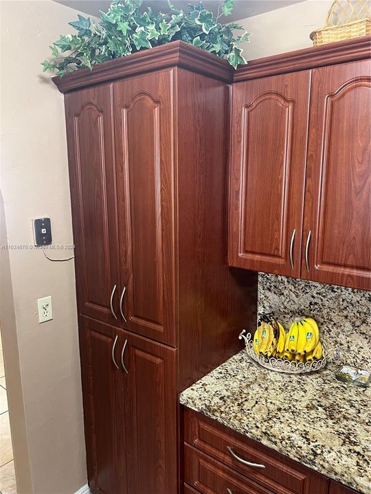 Stainless steel appliance and updated kitchen.