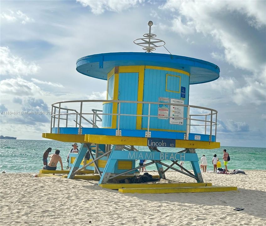 Beach cabin in Lincoln Rd