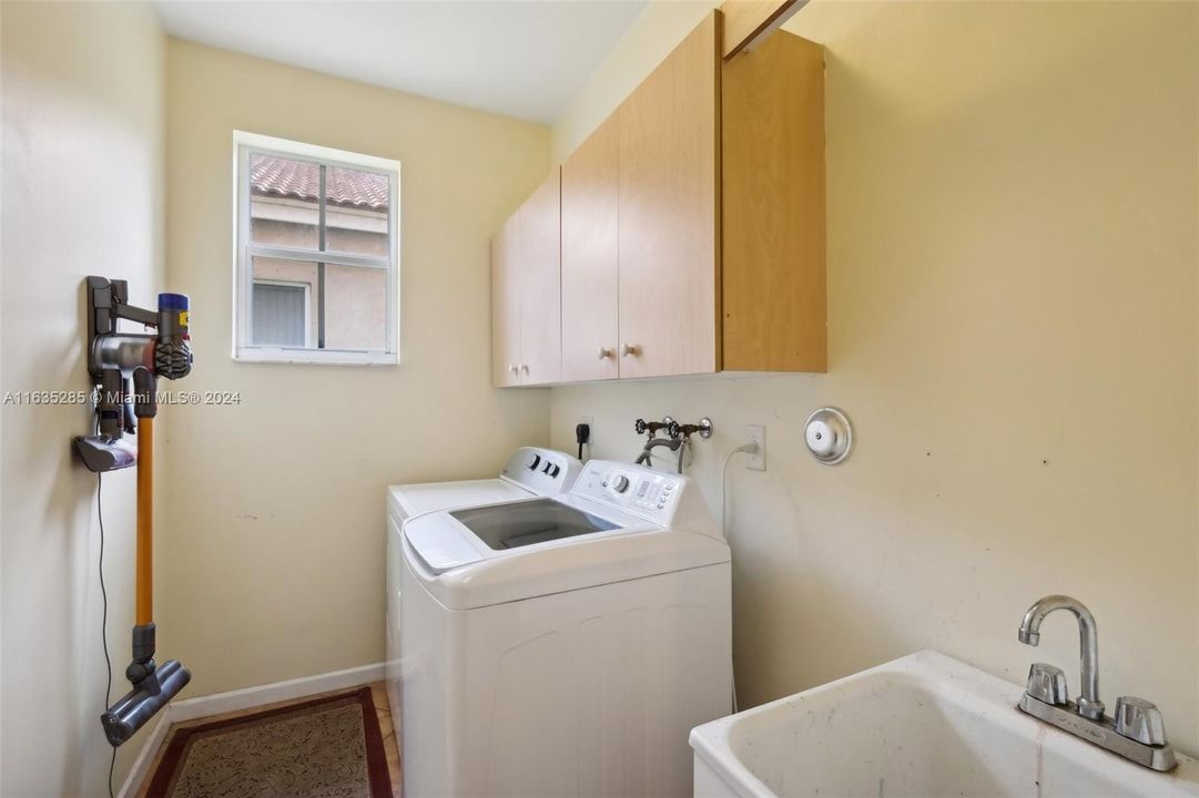 Laundry Room on the first floor