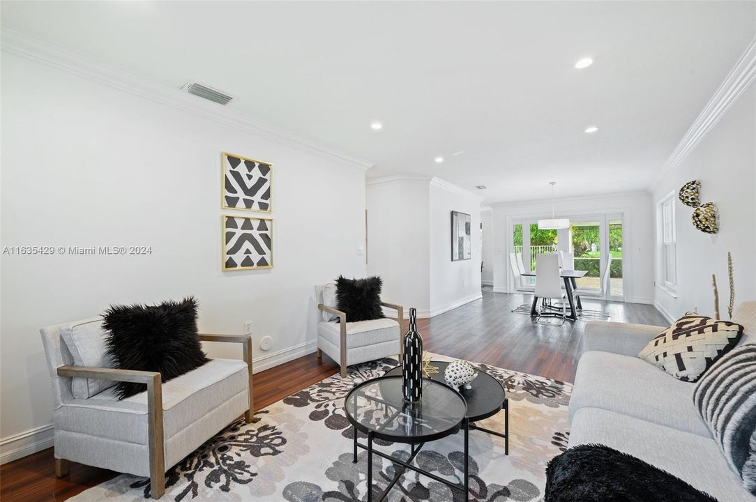 Light and Bright Formal Living Room.