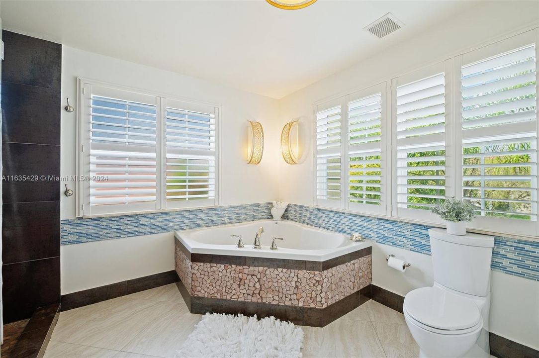 Spacious Master Bath.