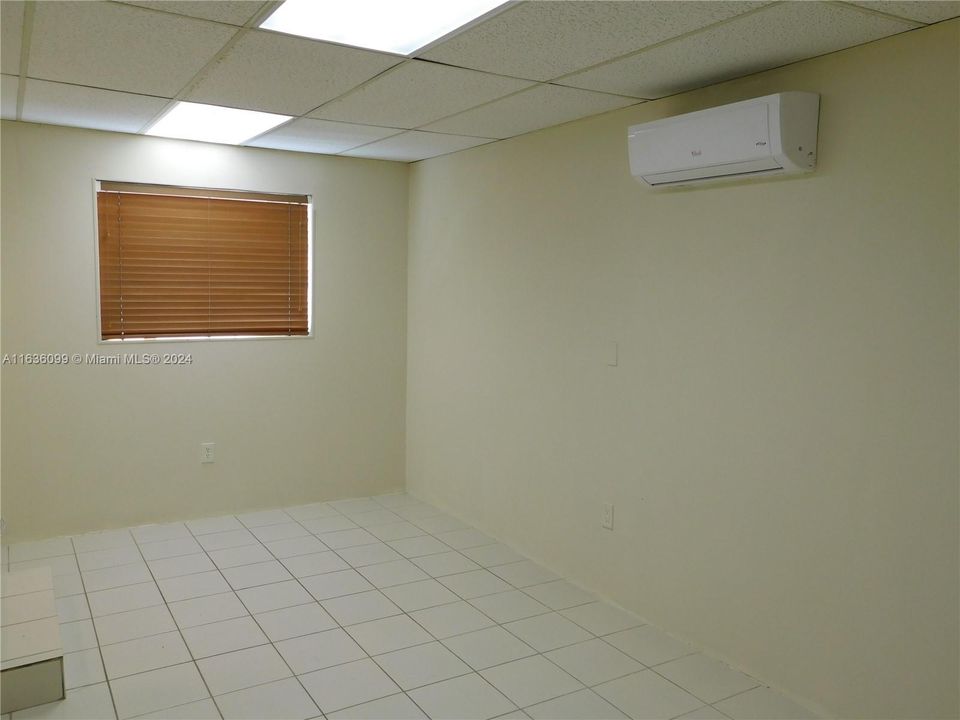 3rd bedroom with mini spit a/c
