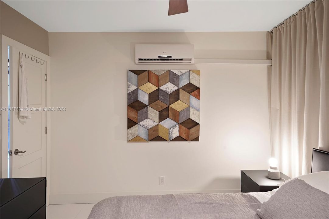 NEW MINI-SPLIT IN MASTER BEDROOM