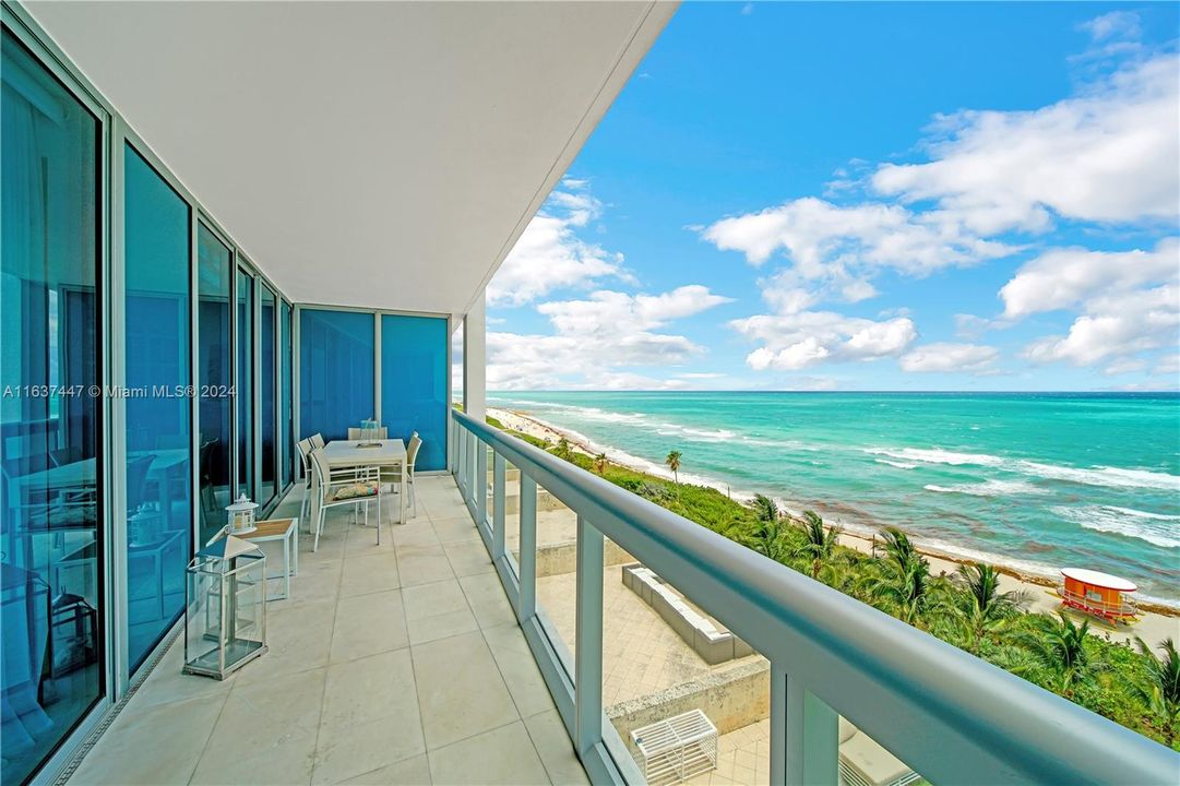 Direct ocean views from your private balcony!