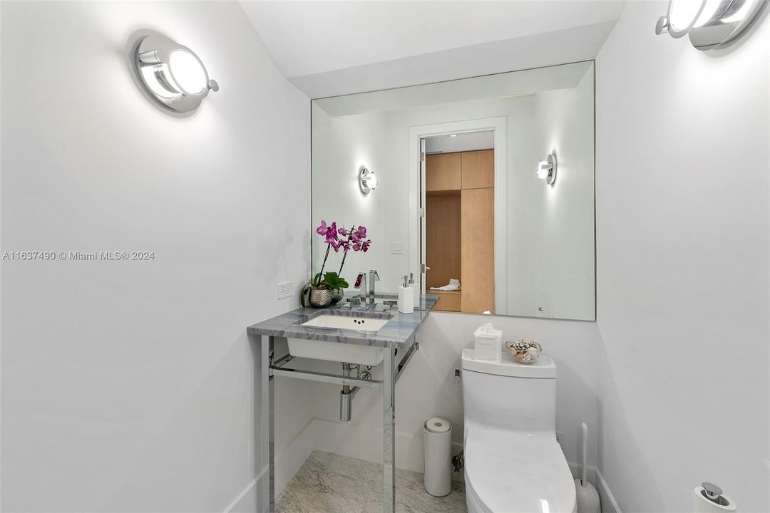 DOWNSTAIRS POWDER ROOM