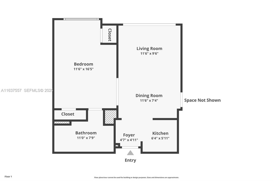 待售: $125,000 (1 贝兹, 1 浴室, 548 平方英尺)