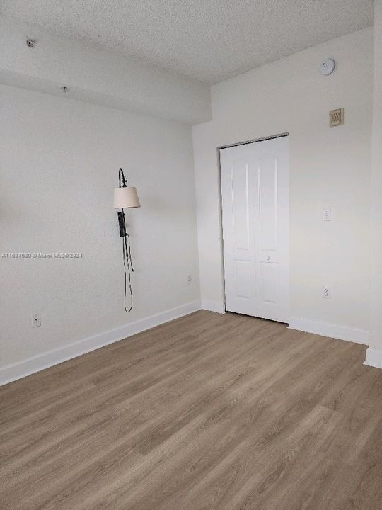 Main Bedroom with lighting and walk-in closet