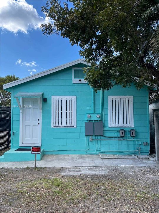 Front of attached 1 bedroom house