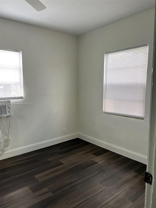 Main living area of attached 1 bedroom house