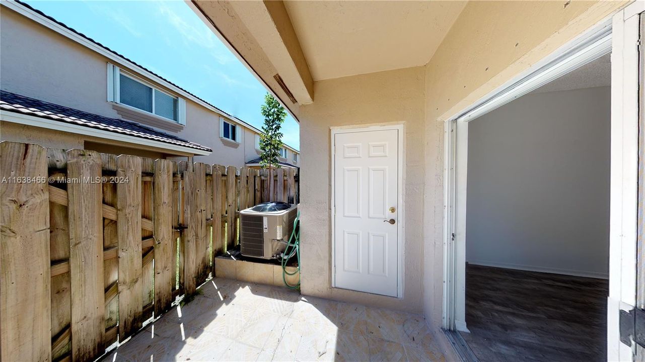 Patio Storage closet