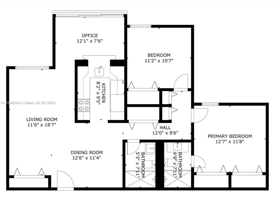 Недавно продано: $315,000 (2 спален, 2 ванн, 1086 Квадратных фут)
