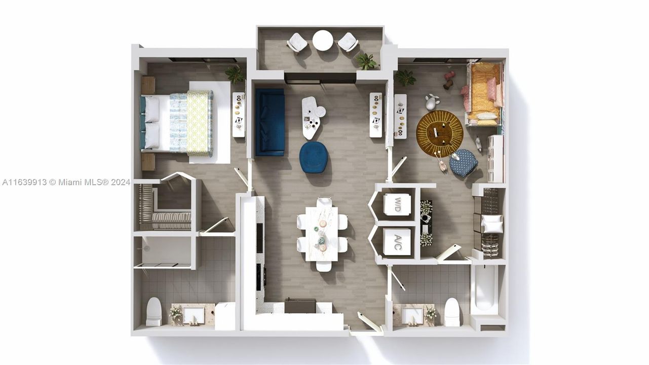 Active With Contract: $2,465 (2 beds, 2 baths, 913 Square Feet)