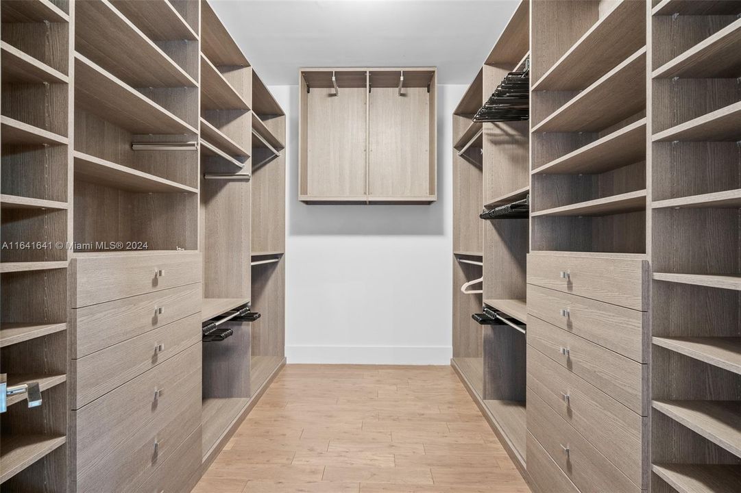 Master Bedroom Walk-in Closet