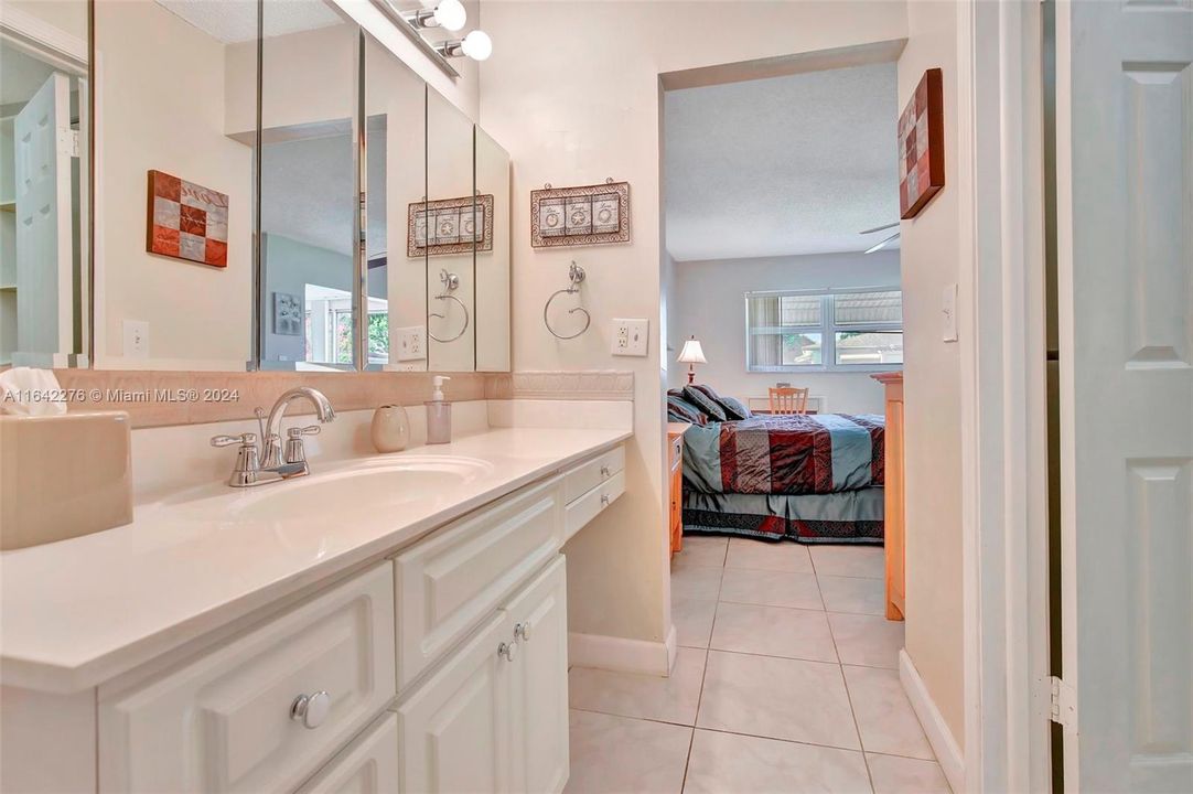 Updated shower in master bath