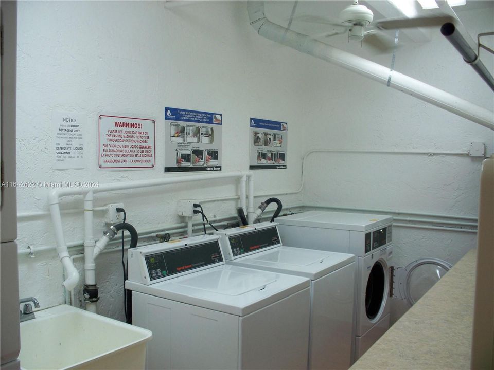 2 laundry rooms in d bldg