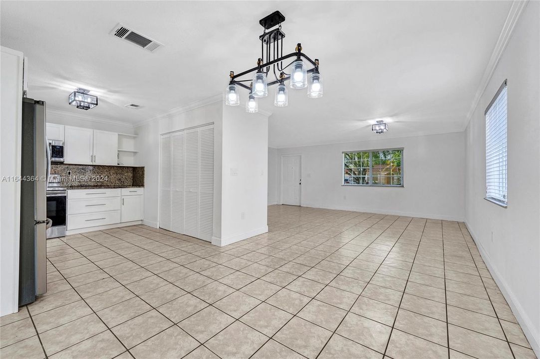 Dining View of kitchen