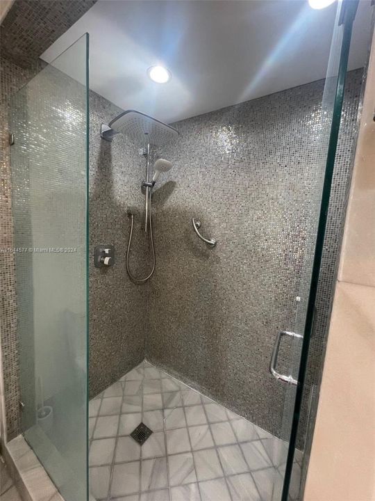 Shower in master bath