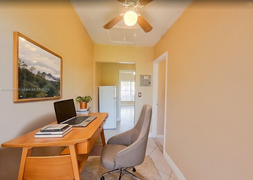 Entry Foyer Space has been virtually staged