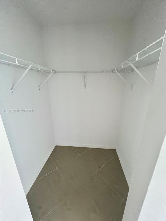 Primary walk-in closet