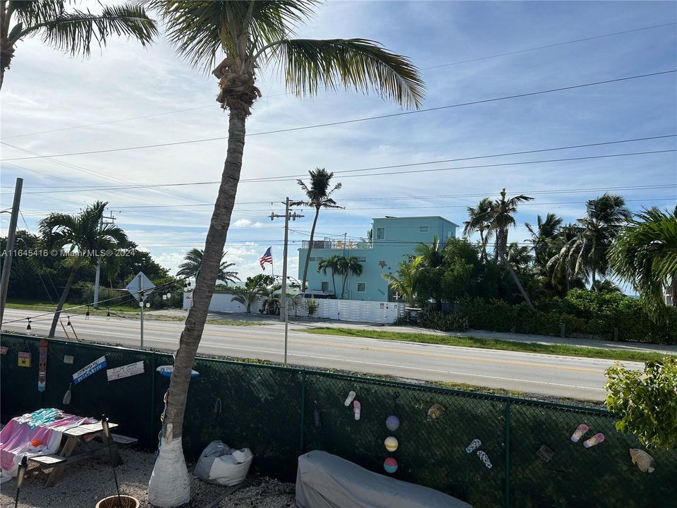 Back yard with Ocean View