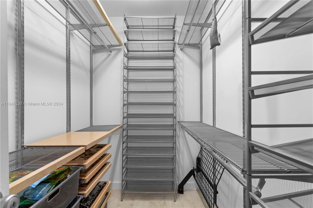 Elfa System Walk-in Closet