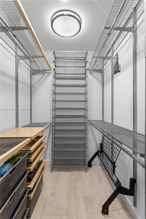 Elfa System Walk-in Closet