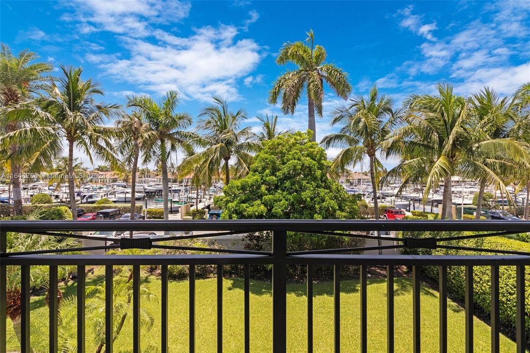 View from Primary Bedroom Balcony of Marina