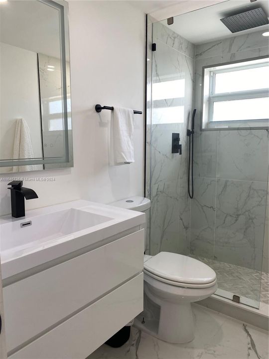 Masterbath  with walk-in shower