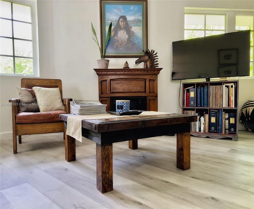 Living room and tv area