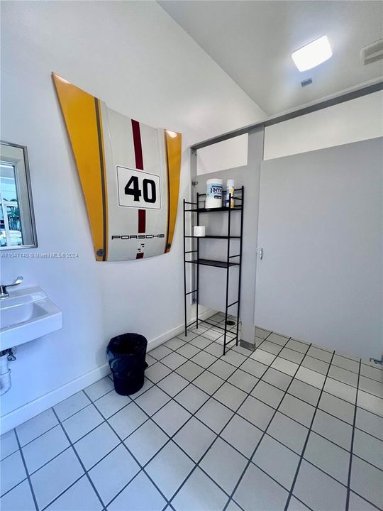 One of the restrooms