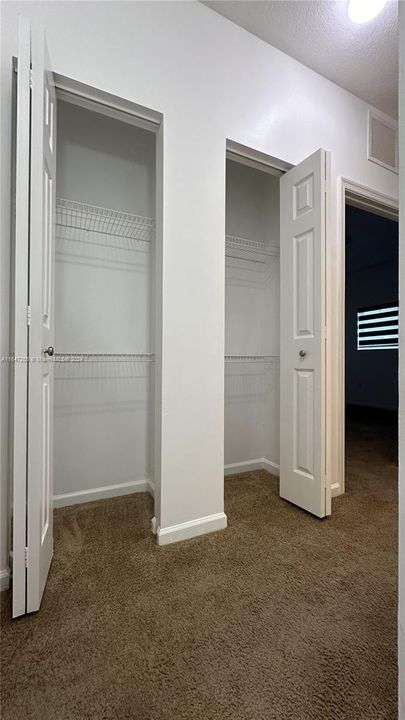 Hall closets