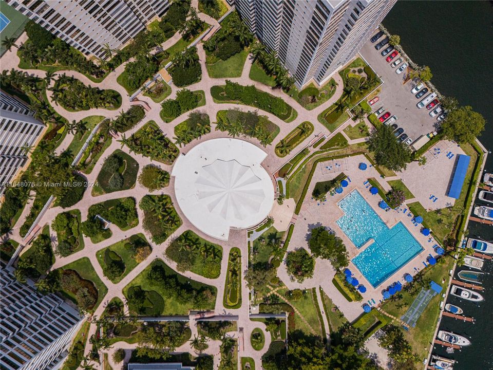 Aerial View of the Amenities Ground