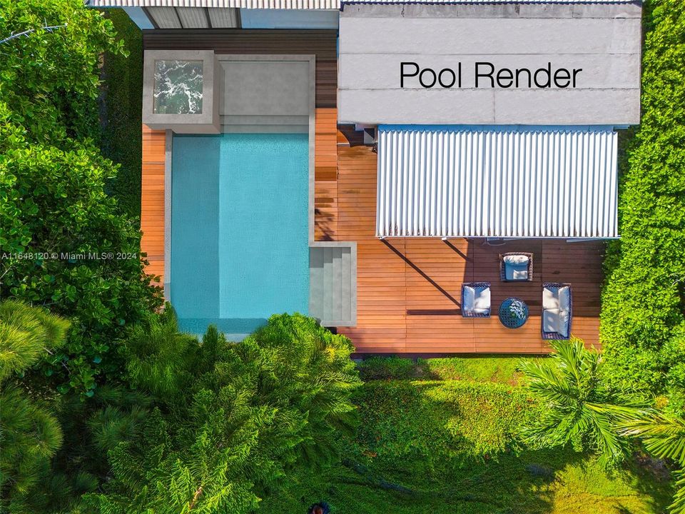 This is a pool render. Pool plans available.