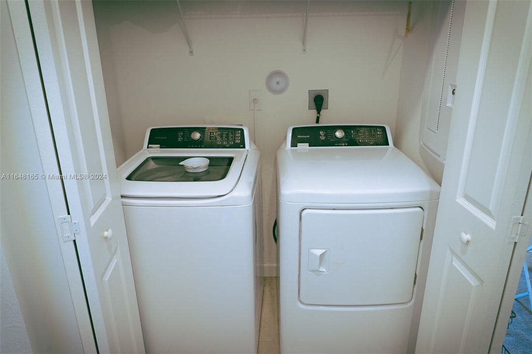 upstairs laundry room...