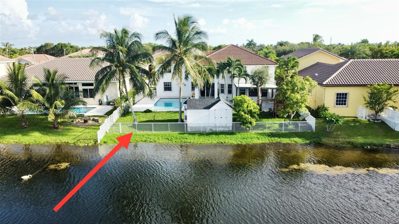 Backyard Lake view