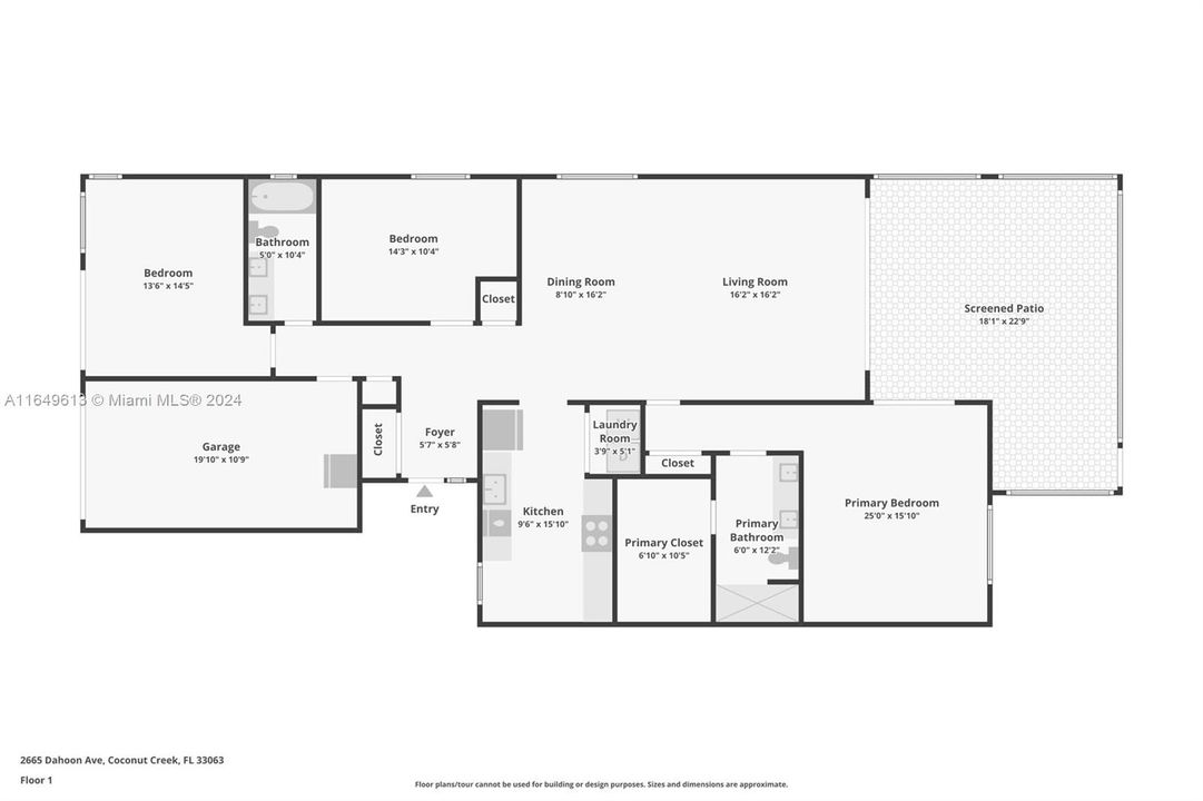 Под контрактом: $469,900 (3 спален, 2 ванн, 1716 Квадратных фут)