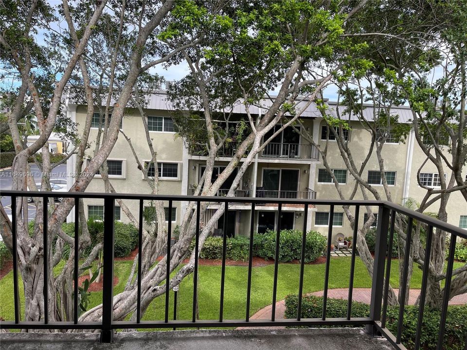 Balcony off of Living Room.