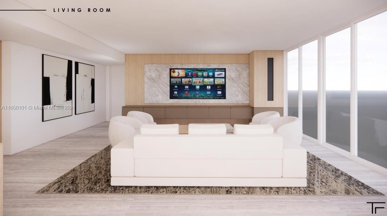 Design Rendering For Living Room