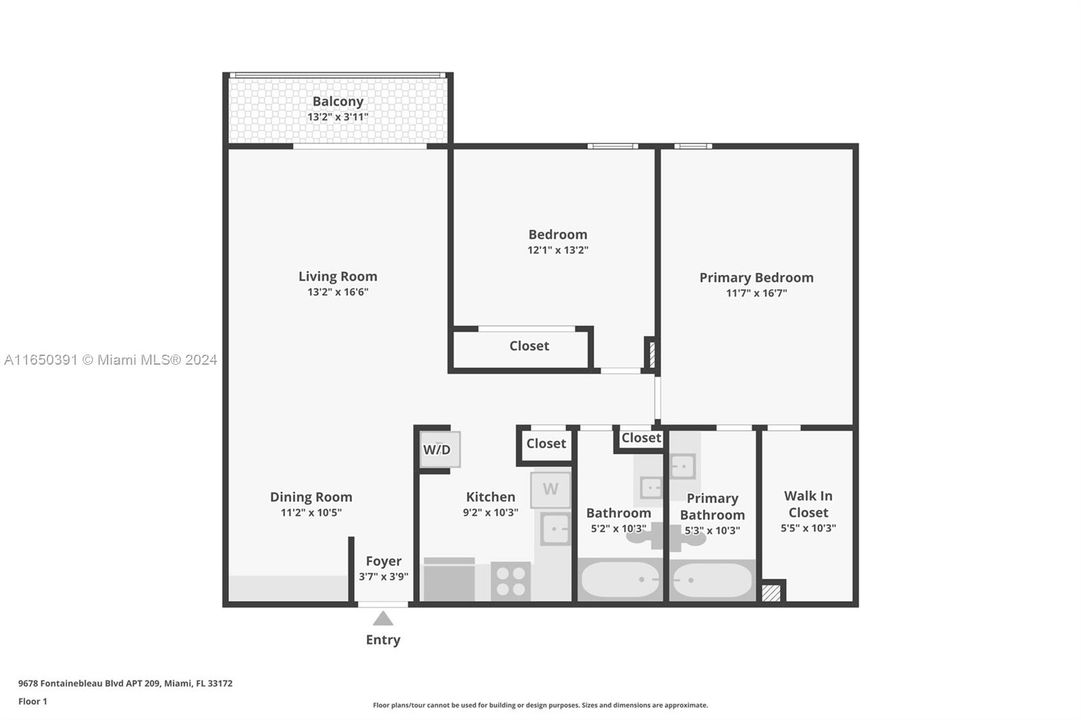 Activo con contrato: $265,000 (2 camas, 2 baños, 1064 Pies cuadrados)